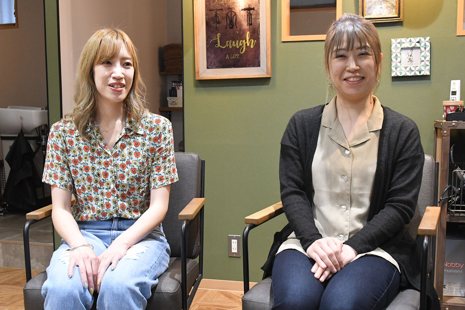 北浦 藍 店長 & 関口 真矢 スパニスト
