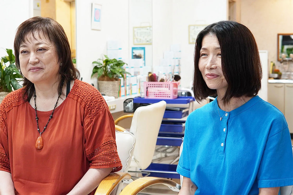 曽根 清美 店長（スタイリスト）＆ 高橋 純子 様（スタイリスト）